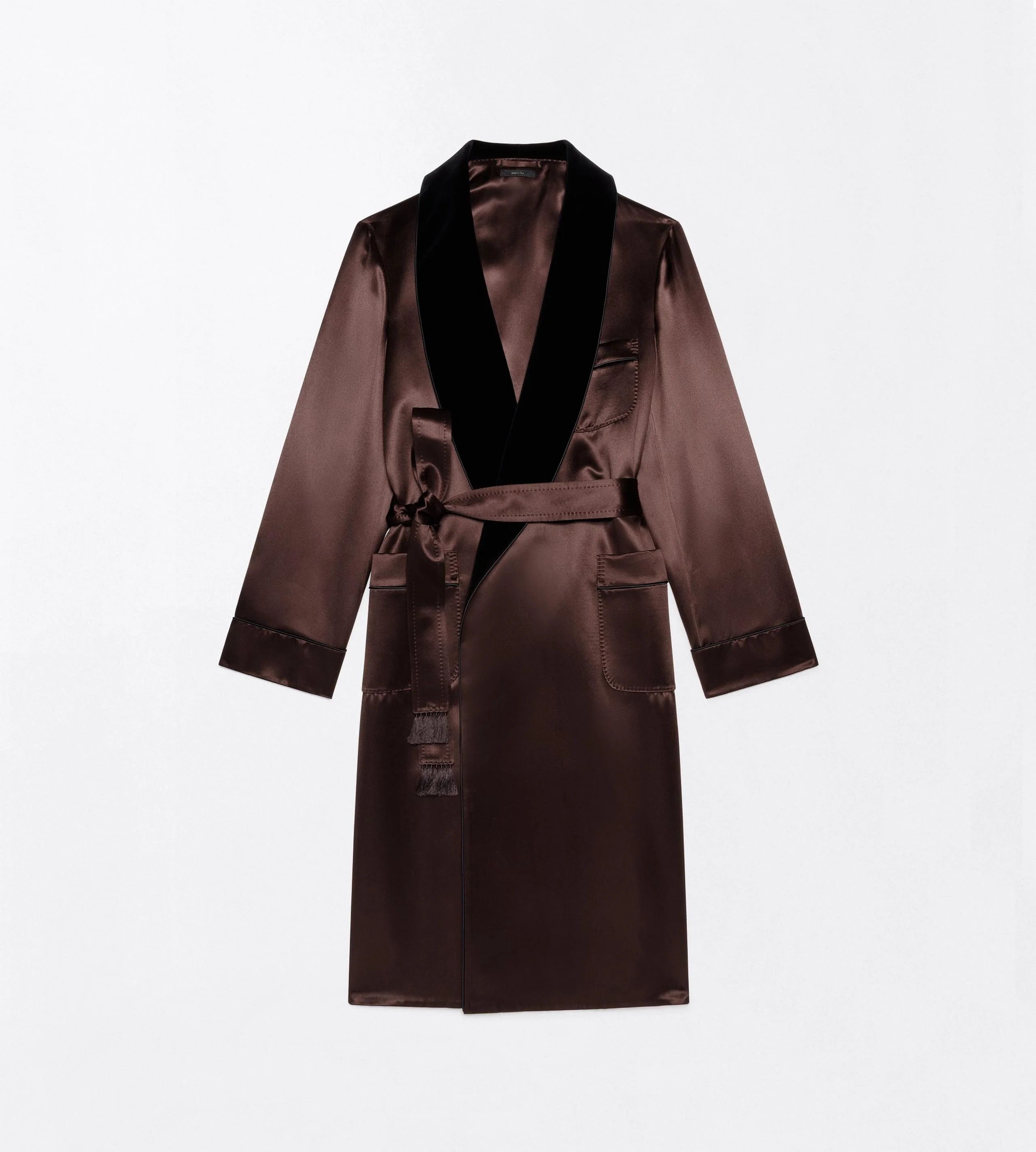 SILK SATIN ROBE - 1