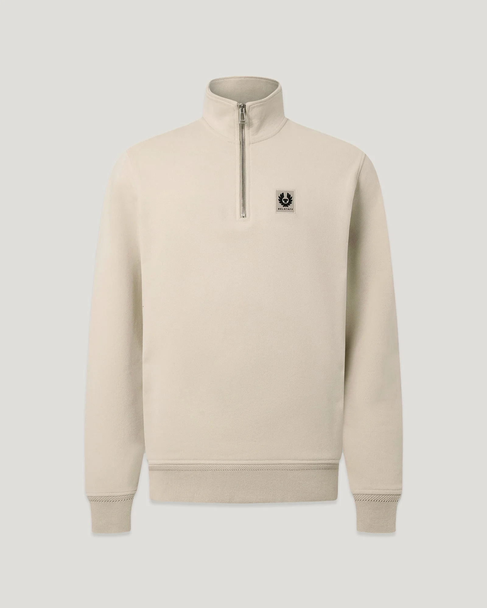 BELSTAFF QUARTER ZIP SWEATSHIRT - 1