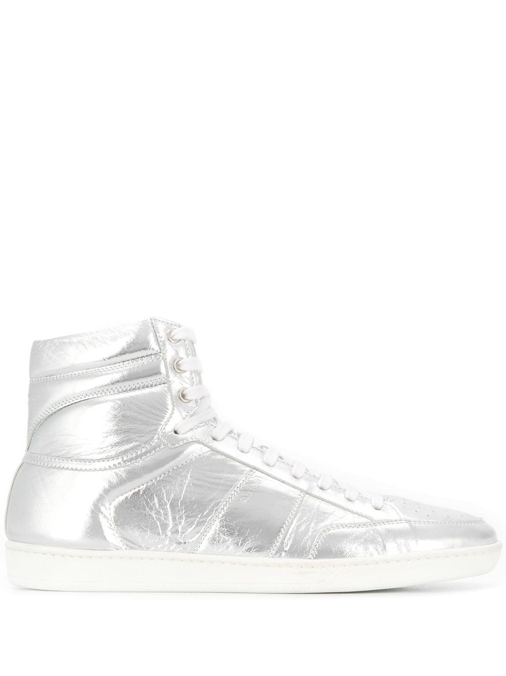 padded hi-top sneakers - 1