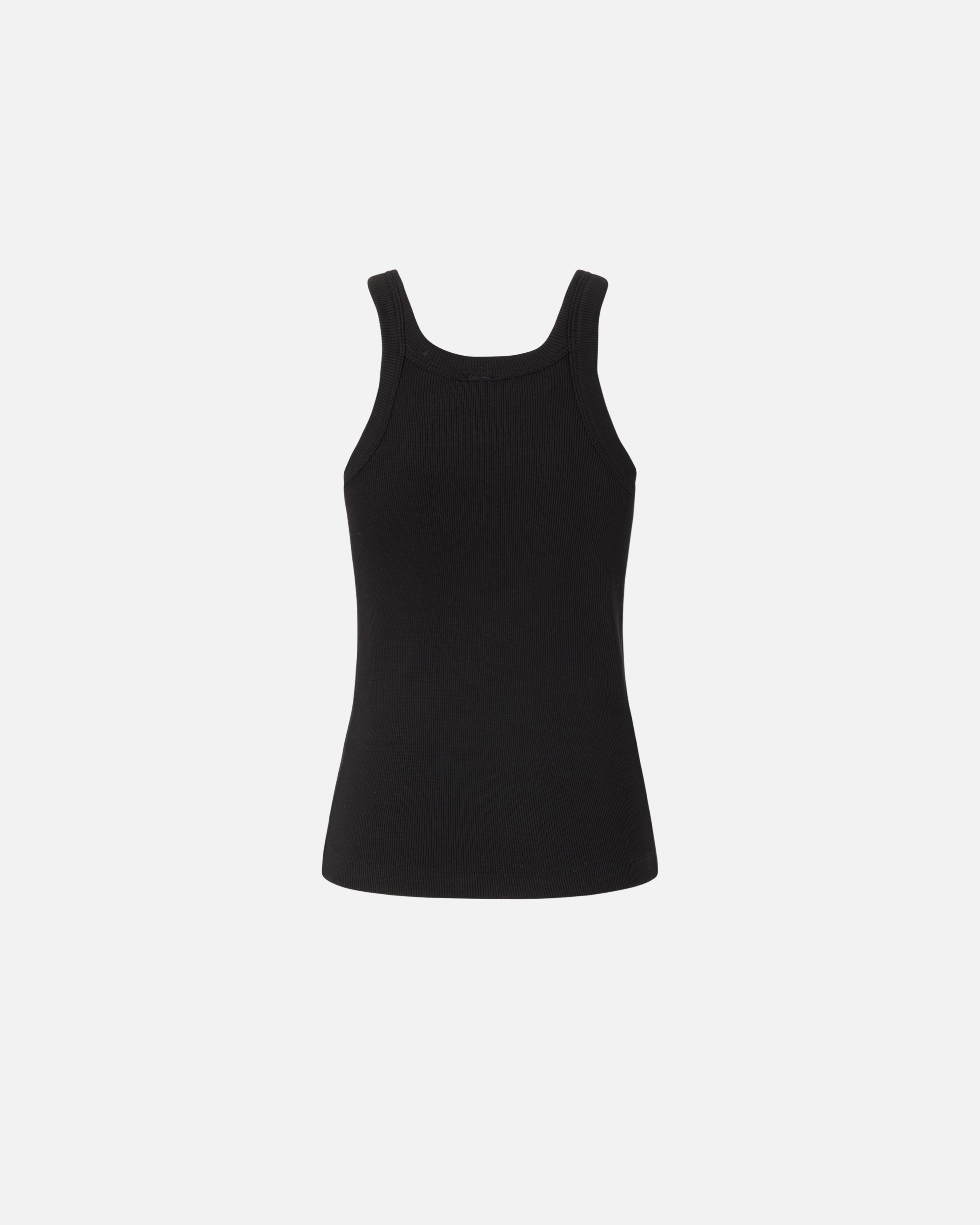 REIMAGINE BY PINKO X PATRICK MCDOWELL RIBBED VEST TOP WITH BUCKLE - 2