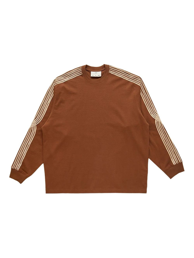 appliqué crew-neck long-sleeved sweatshirt 1