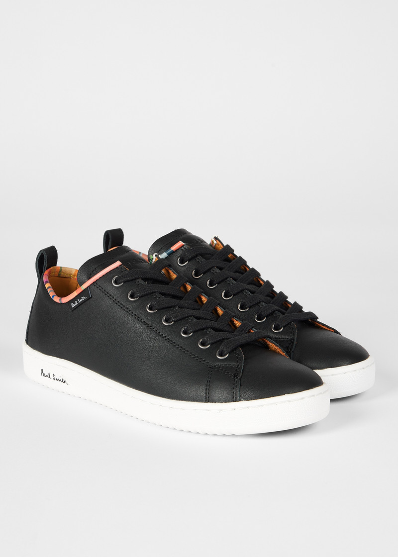 Paul Smith Women's Black 'Dusky Swirl' Trim 'Miyata' Trainers outlook