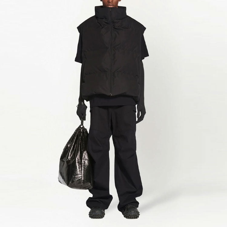 Balenciaga Swing Puffer Gilet 'Black' 720167TNO321000 - 3