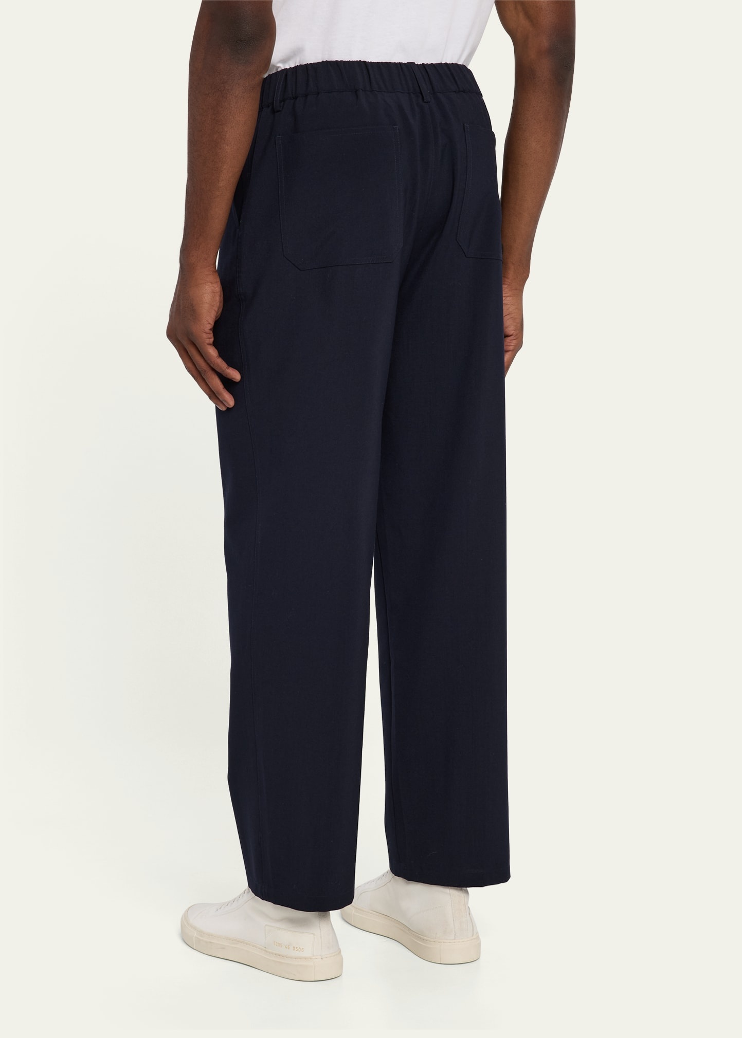 Men's Relaxed Wool Trousers - 3