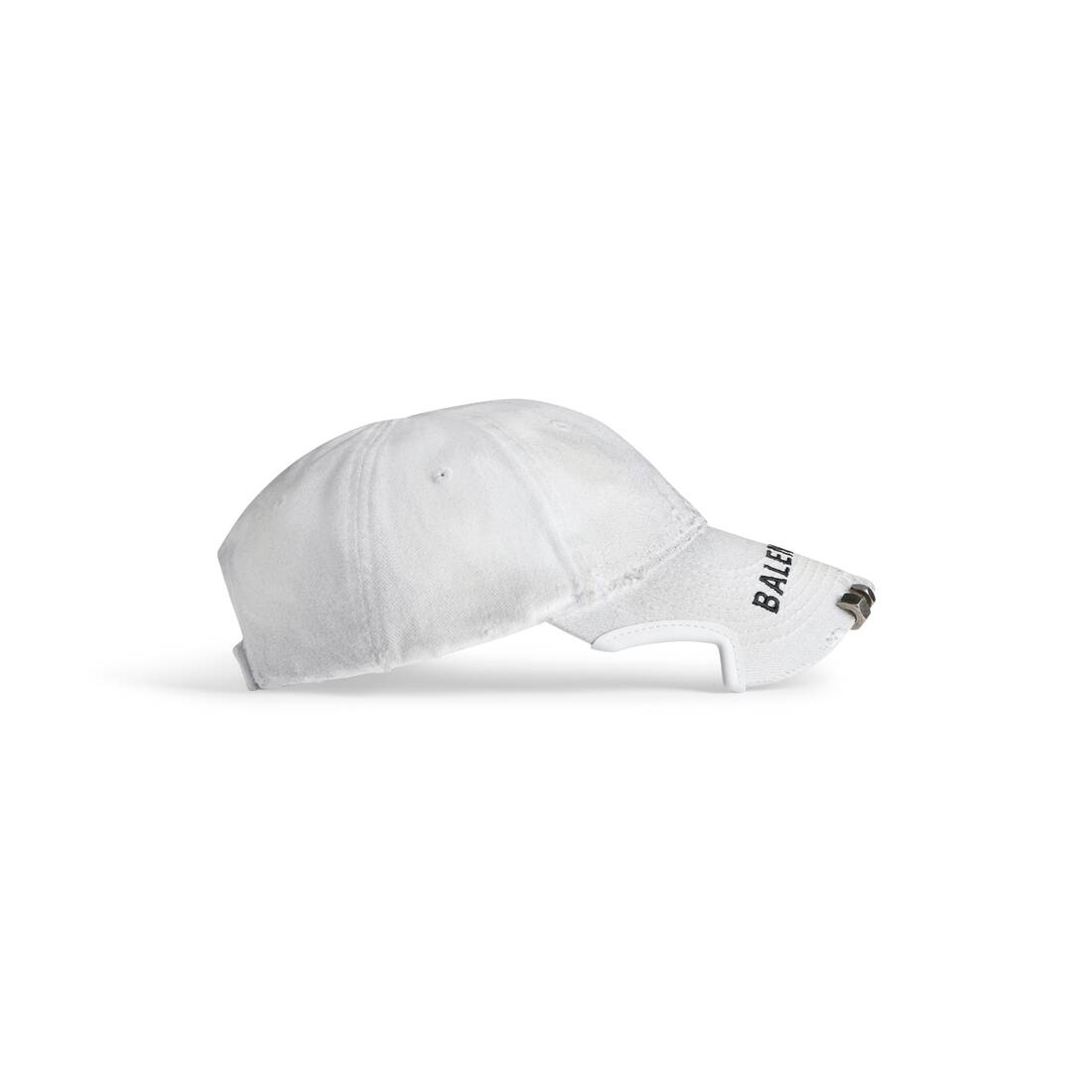 Balenciaga Cap in White/black - 4