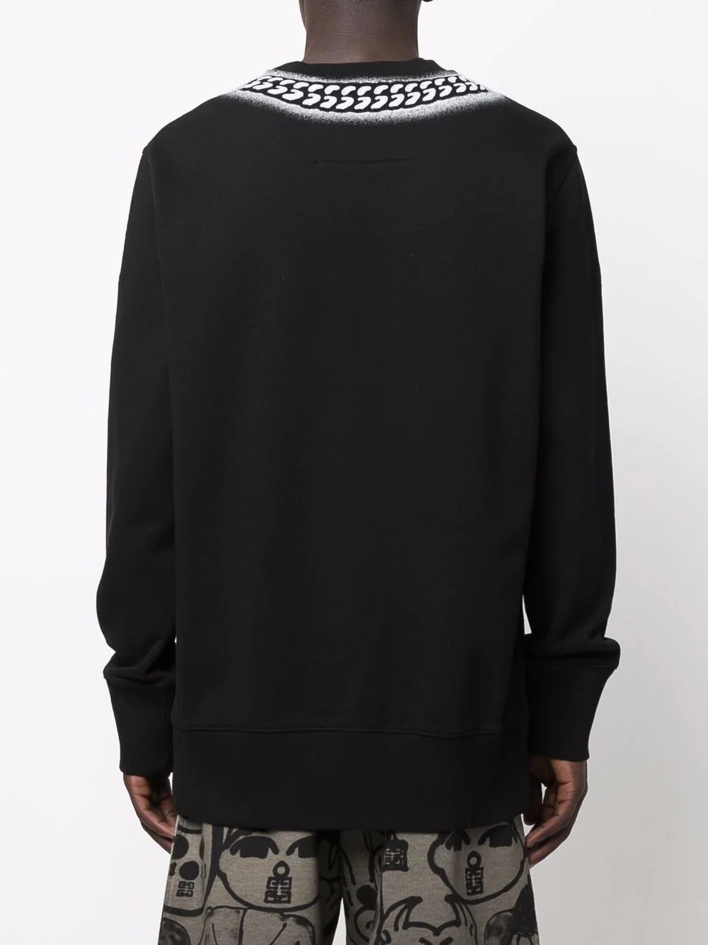 x Chito embossed chain print sweatshirt - 4