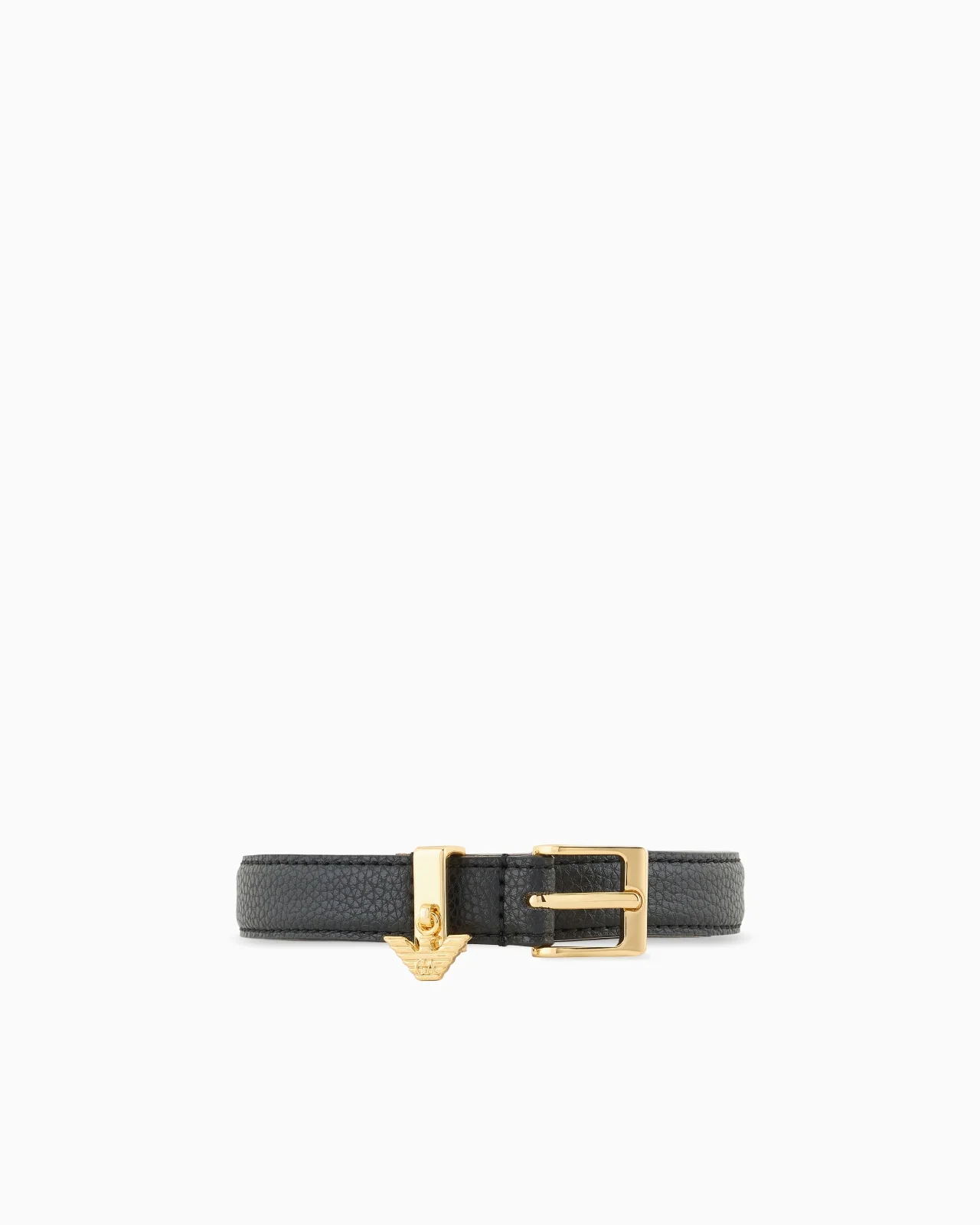 DEER-PRINT BELT WITH EAGLE LOGO CHARM - 1