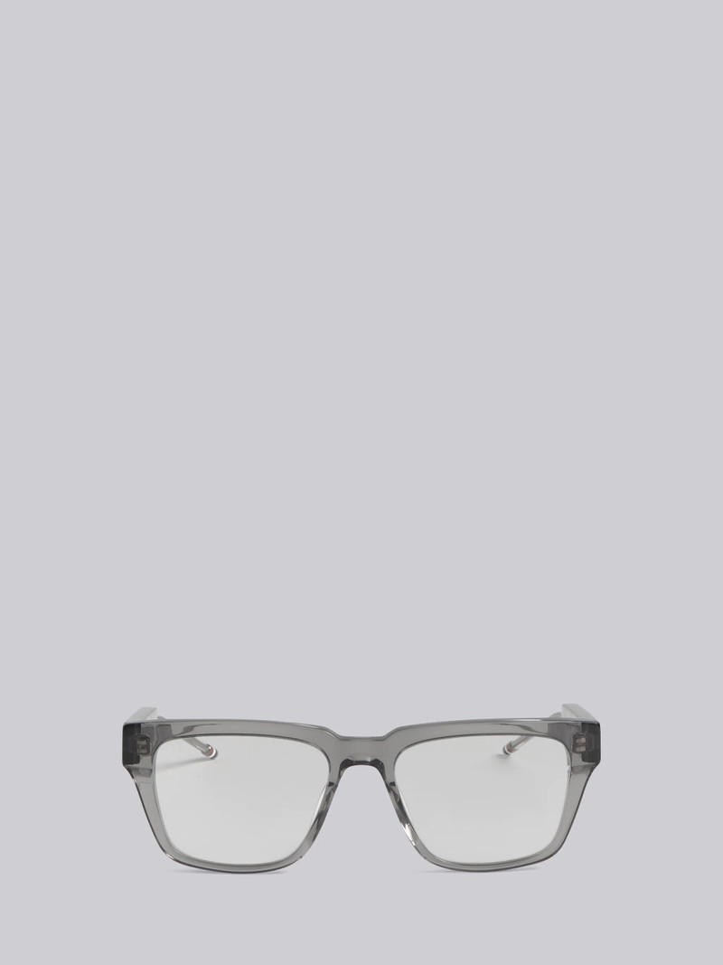 TB715 - Satin Crystal Grey Square Glasses 1