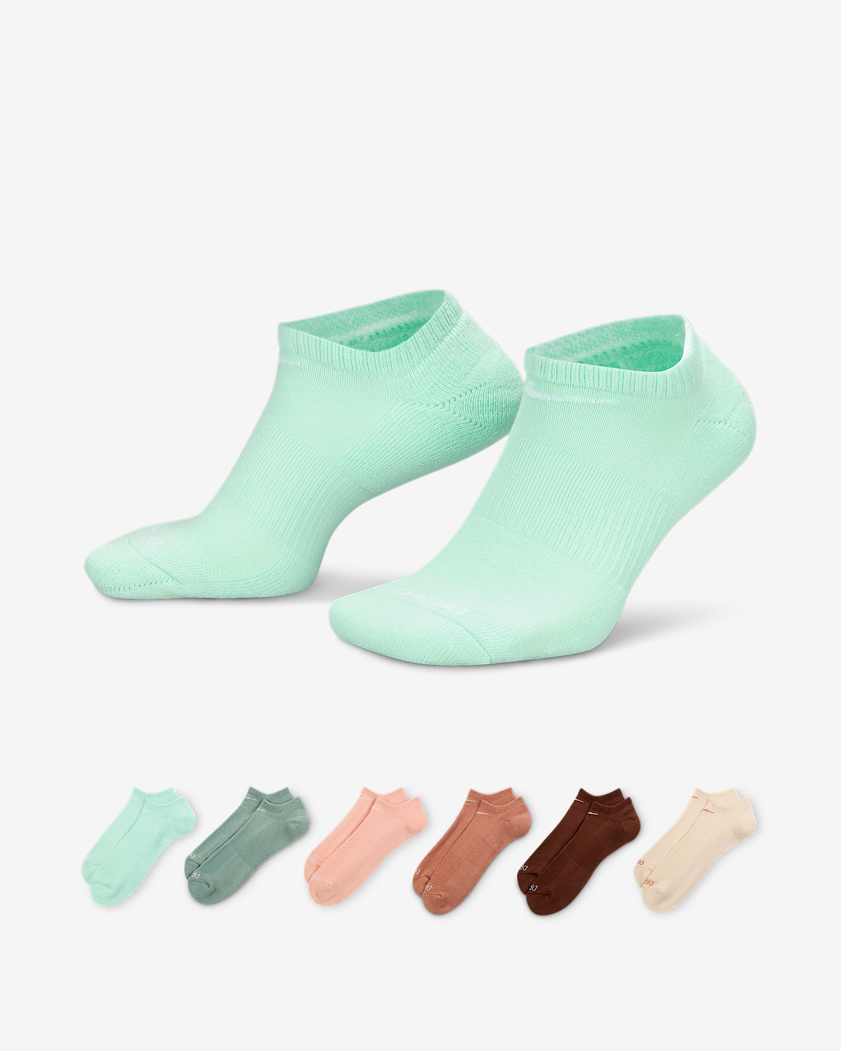 Nike Everyday Plus Cushioned Training No-Show Socks (6 Pairs) - 1