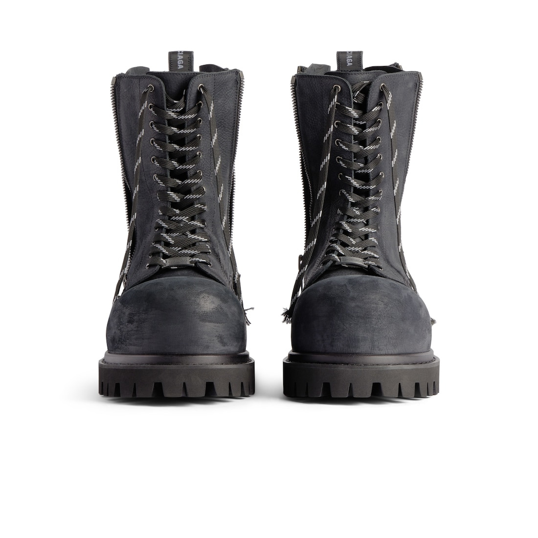 Men's Stomper Zipped Bootie in Black - 3
