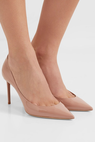 SAINT LAURENT Zoe patent-leather pumps outlook