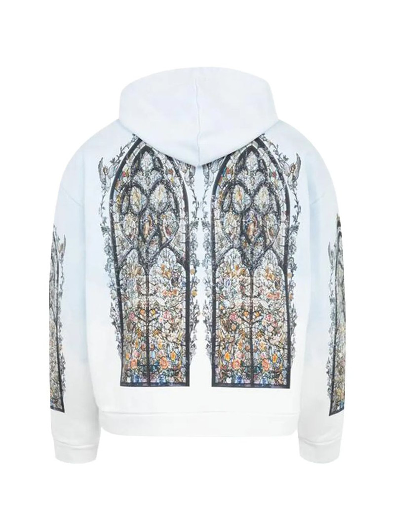 WHO DECIDES WAR Ignatius graphic hoodie outlook