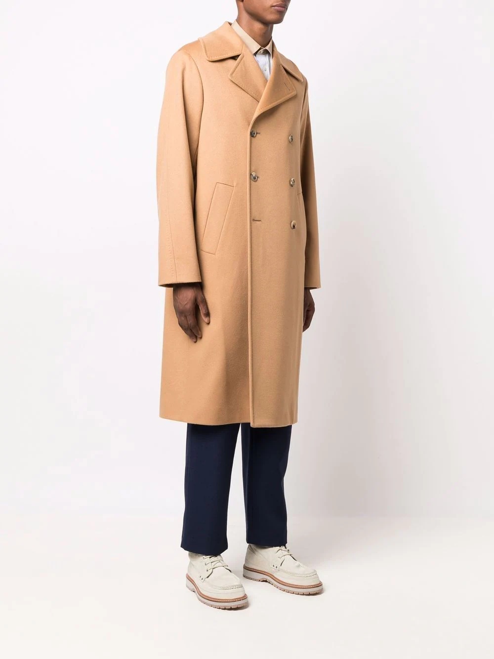 double-breasted trench coat - 3