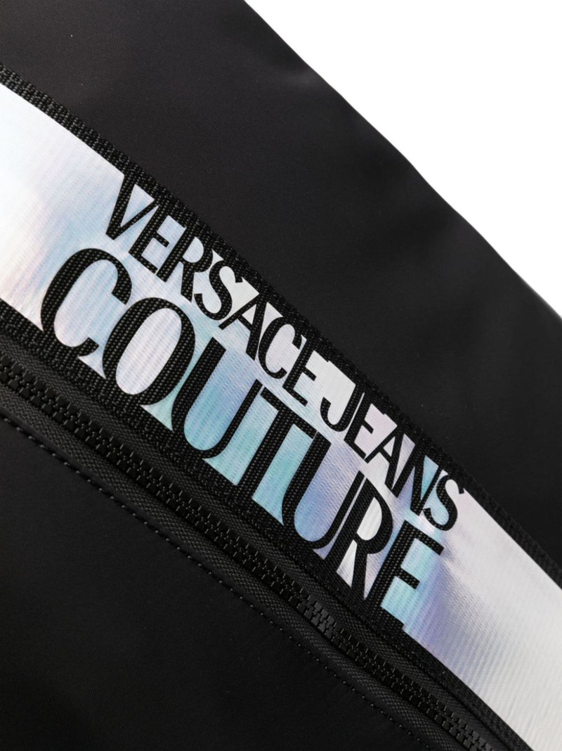logo-stripe laptop backpack 4