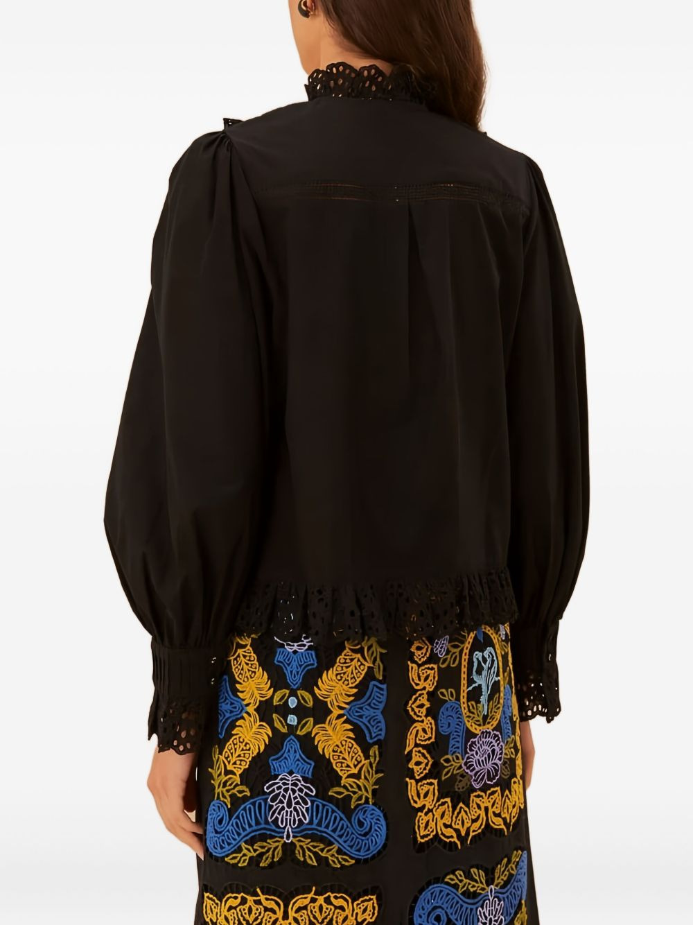 cotton laced shirt - 3