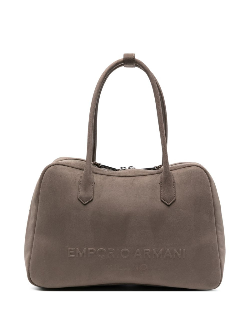 embossed-logo tote bag 1