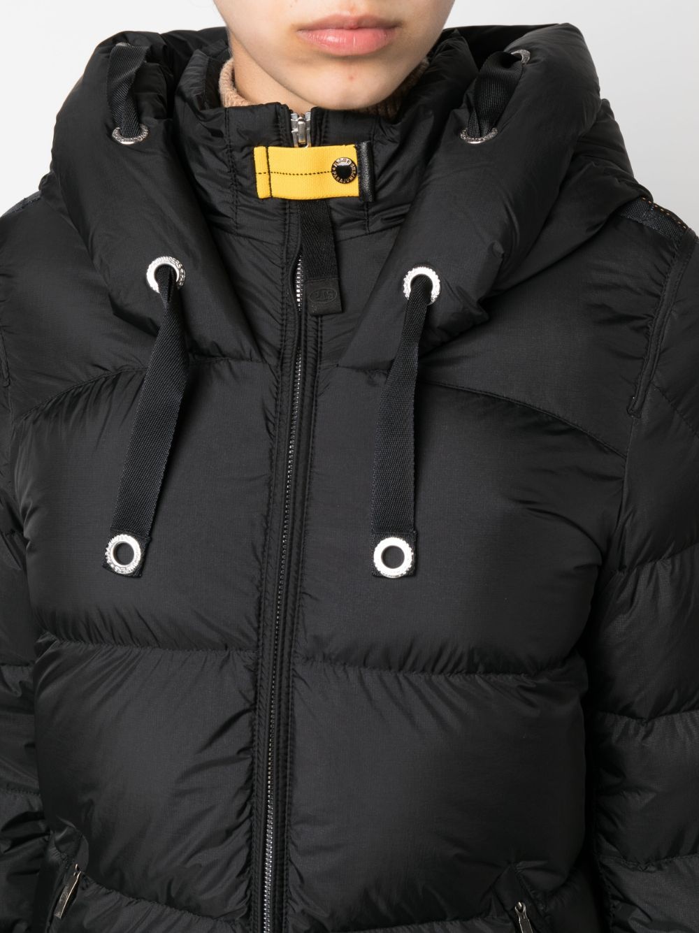 Marion logo-patch padded coat - 5