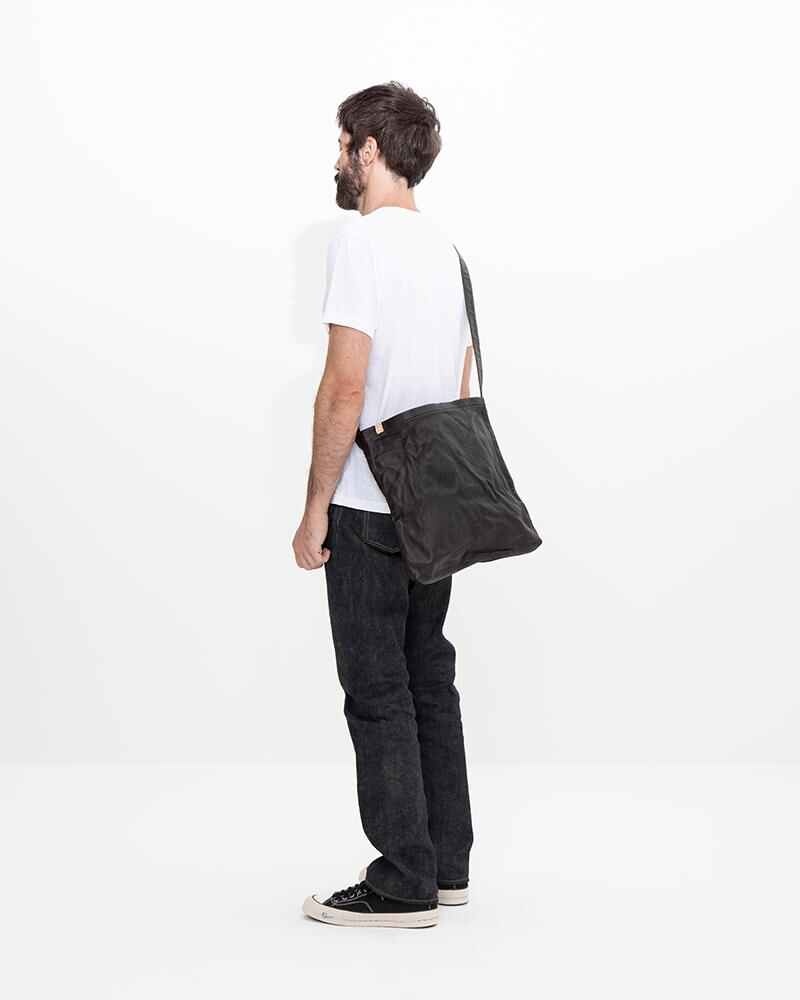 RECORD BAG DMGD (IT VEG.H) BLACK - 3