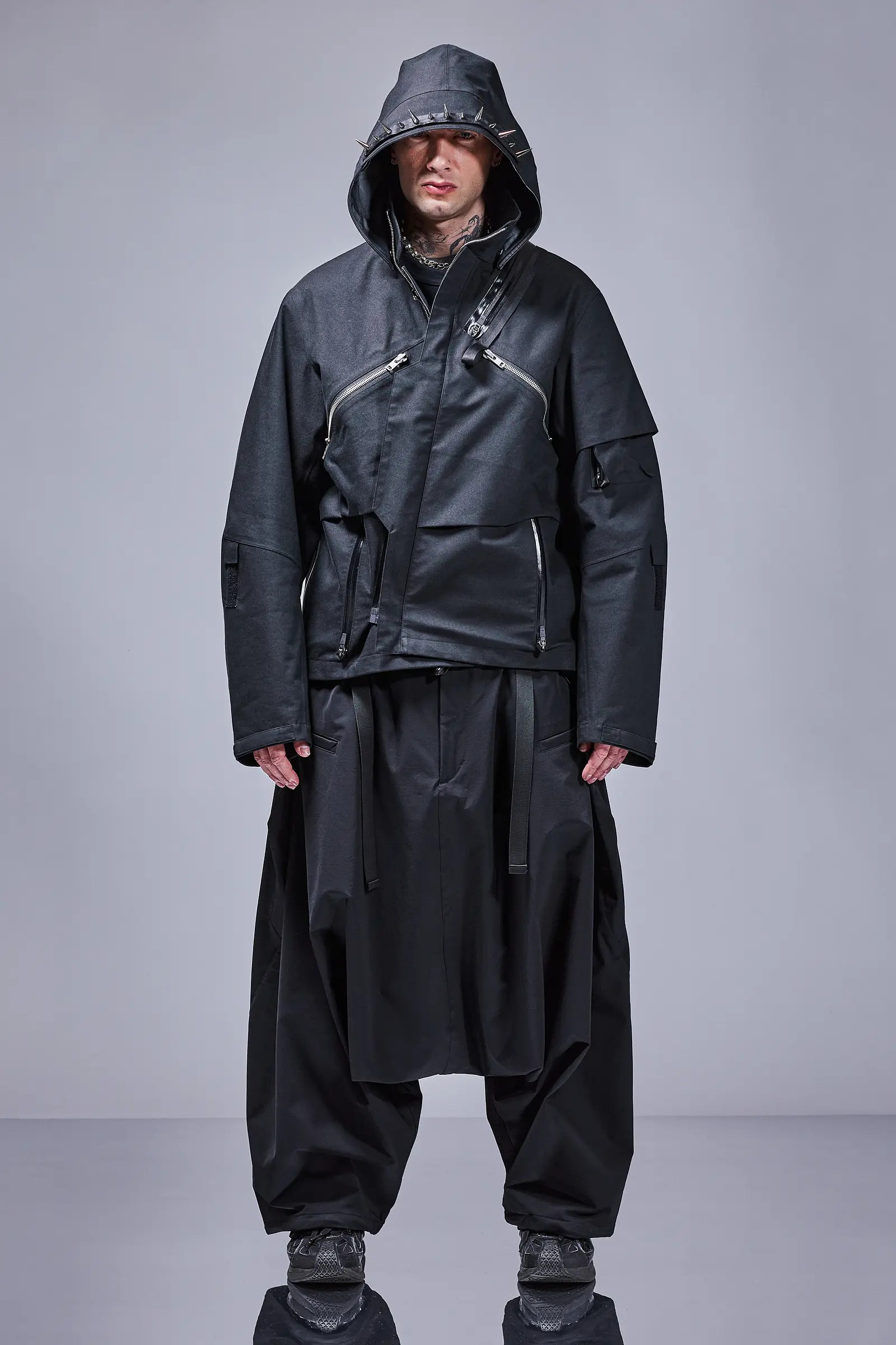 J1WB-BQ 3L Interops Jacket Black - 49