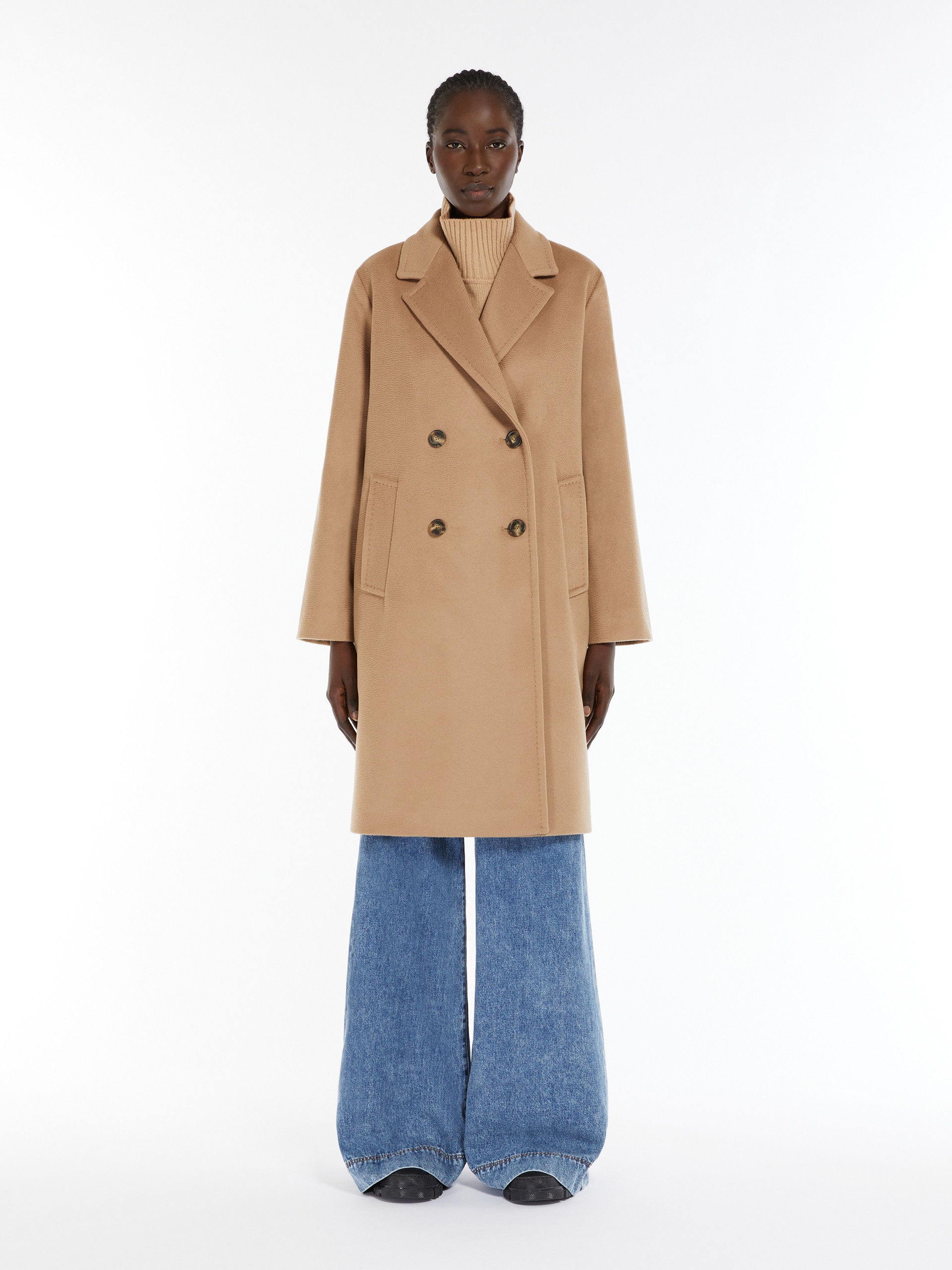 ZUM Double-breasted wool broadcloth coat - 3