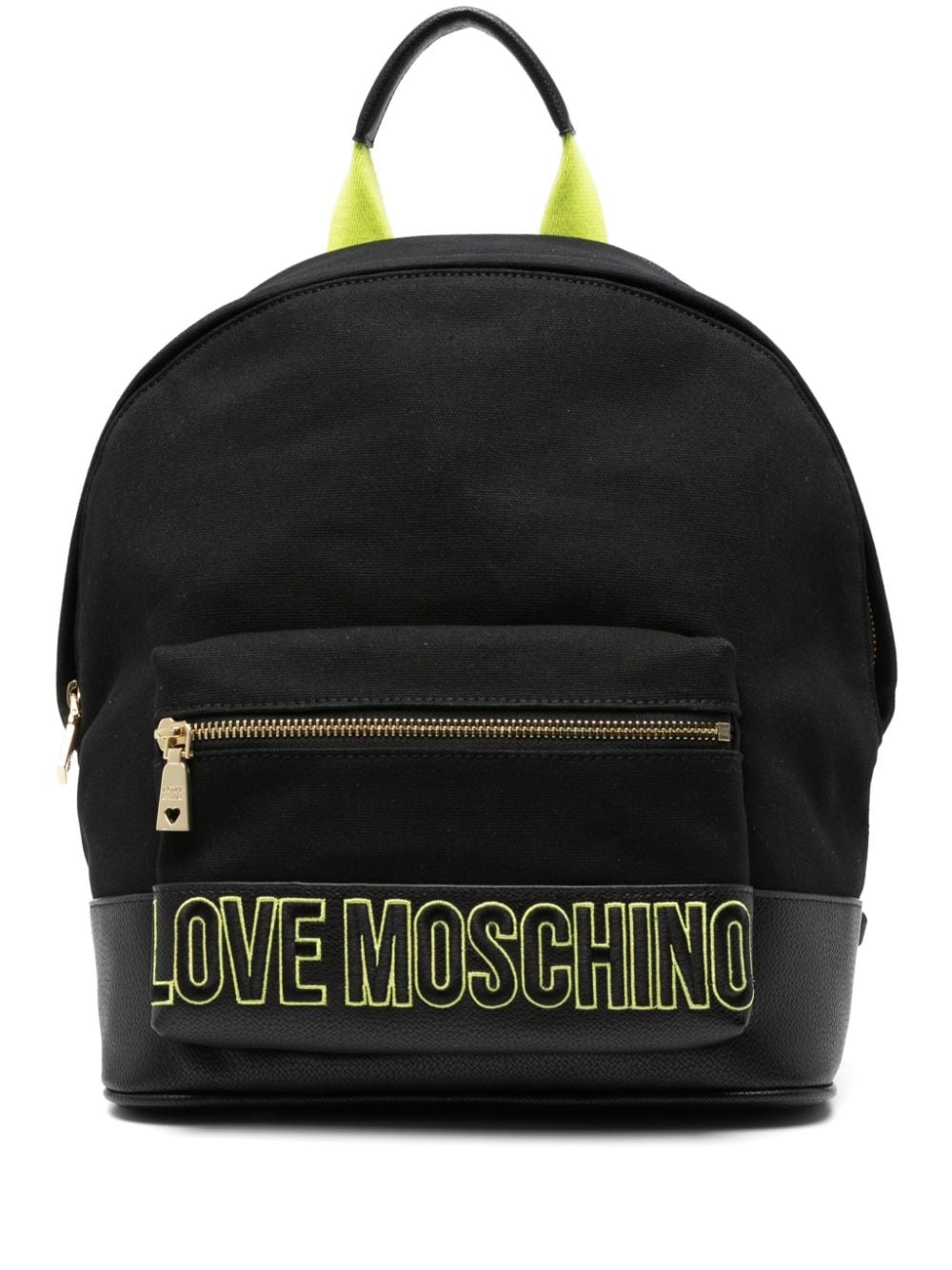 logo-embroidered backpack - 1