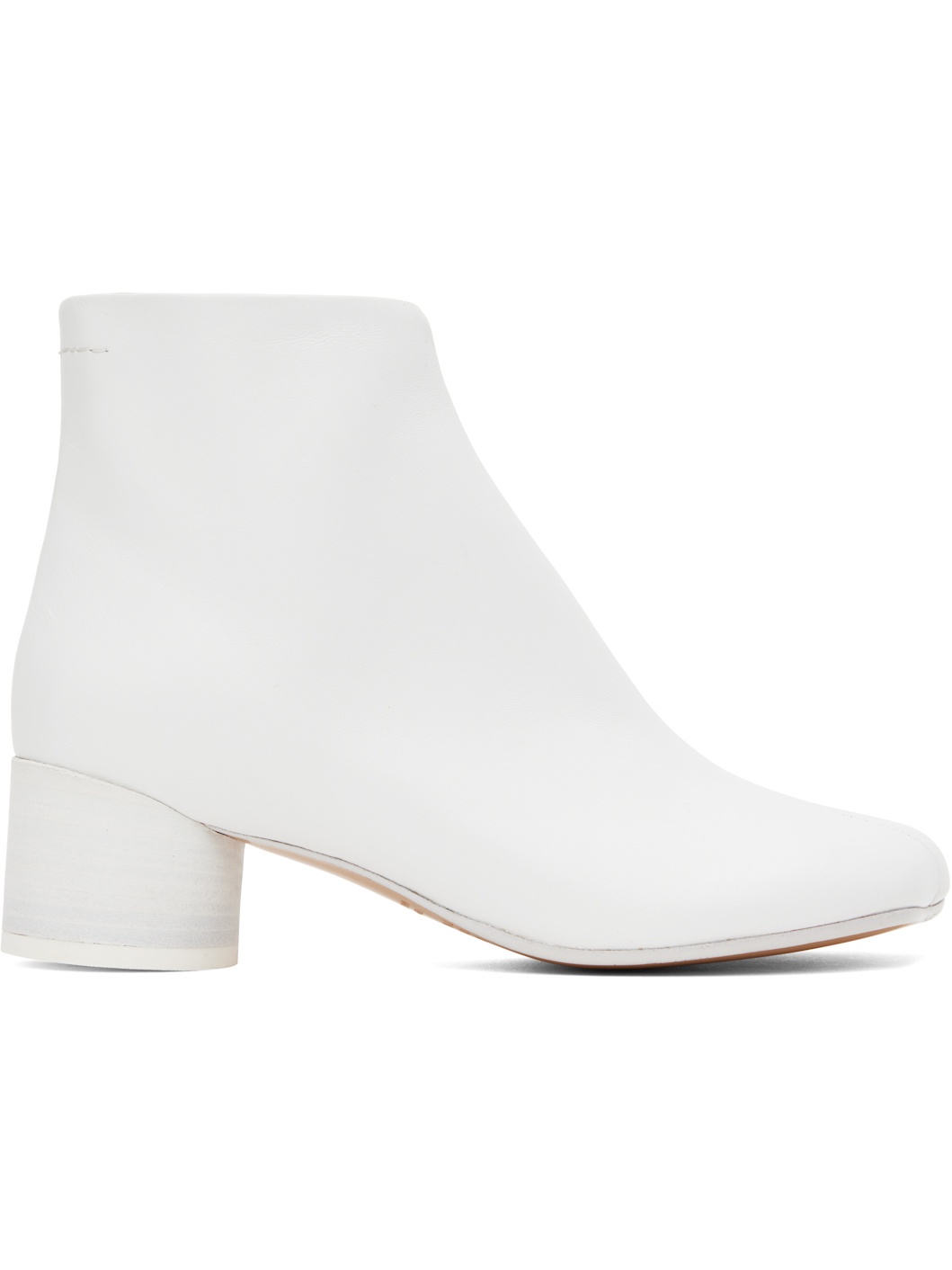 White Anatomic Ankle Boots - 1