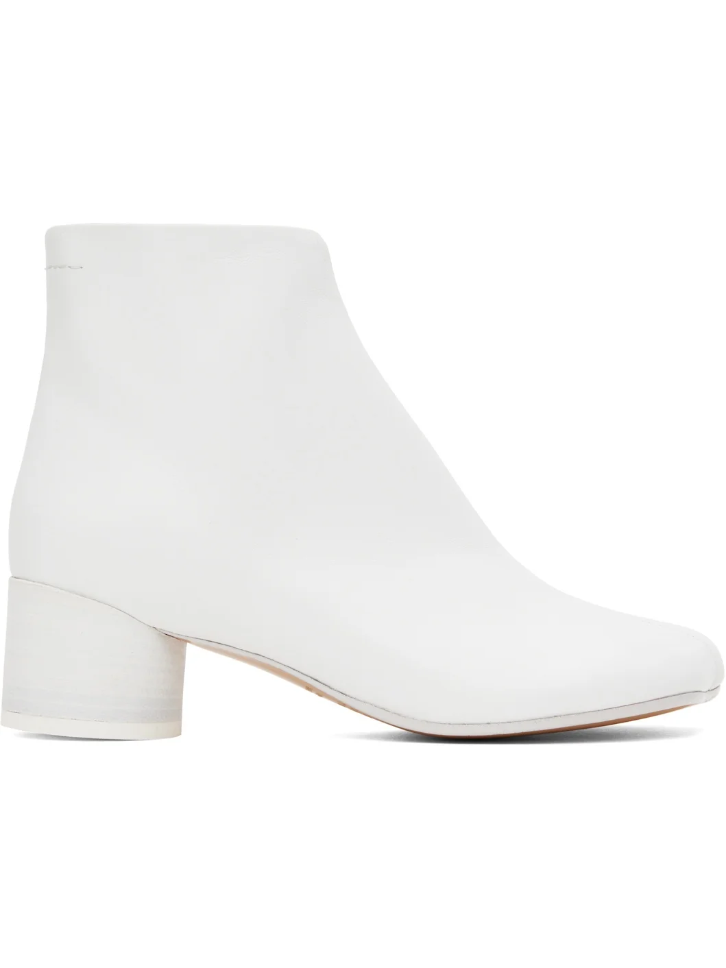 White Anatomic Ankle Boots - 1