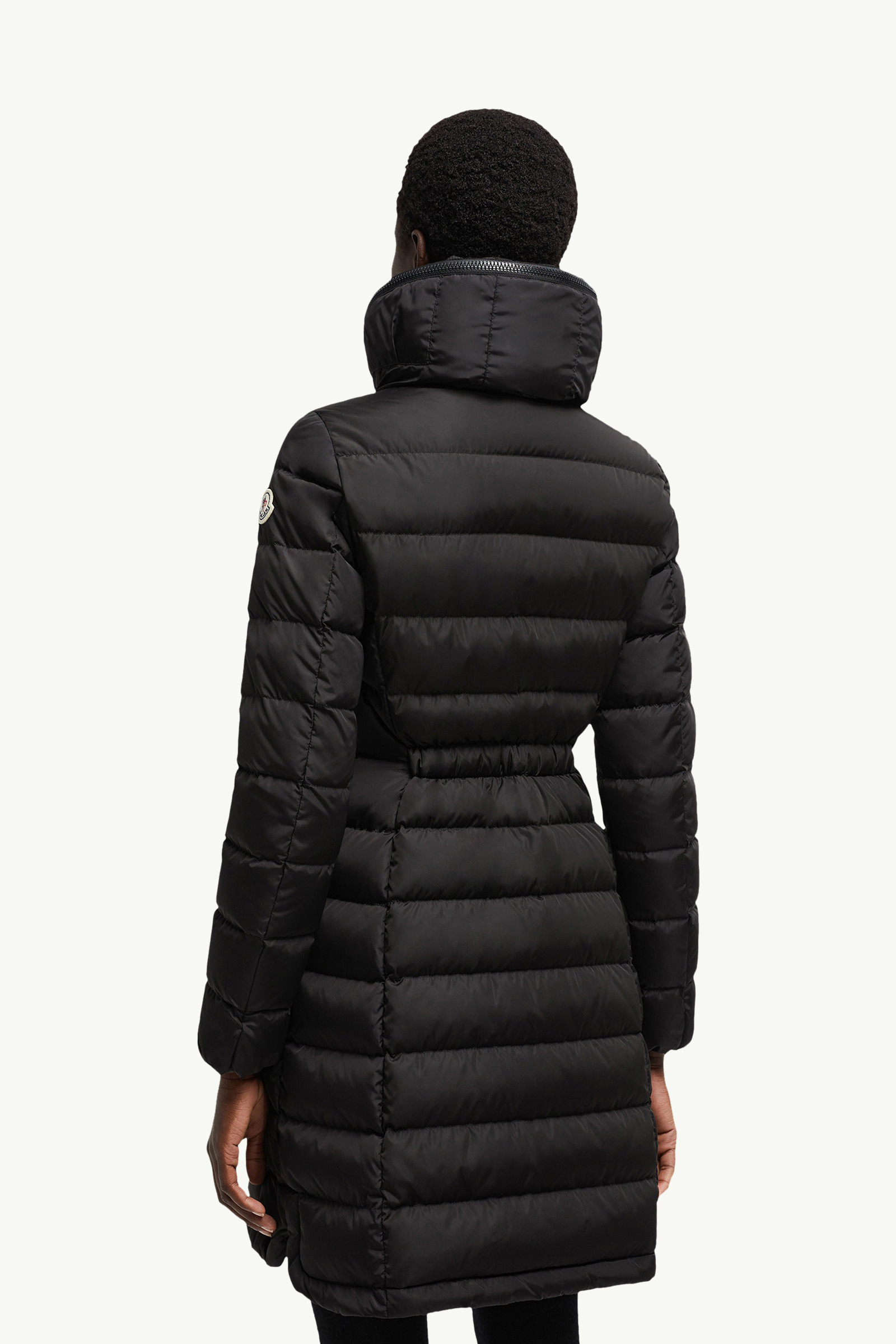 Flammette Hooded Long Down Jacket - 5