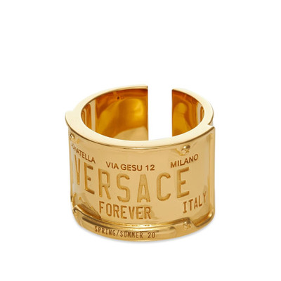 VERSACE Versace Number Plate Ring outlook