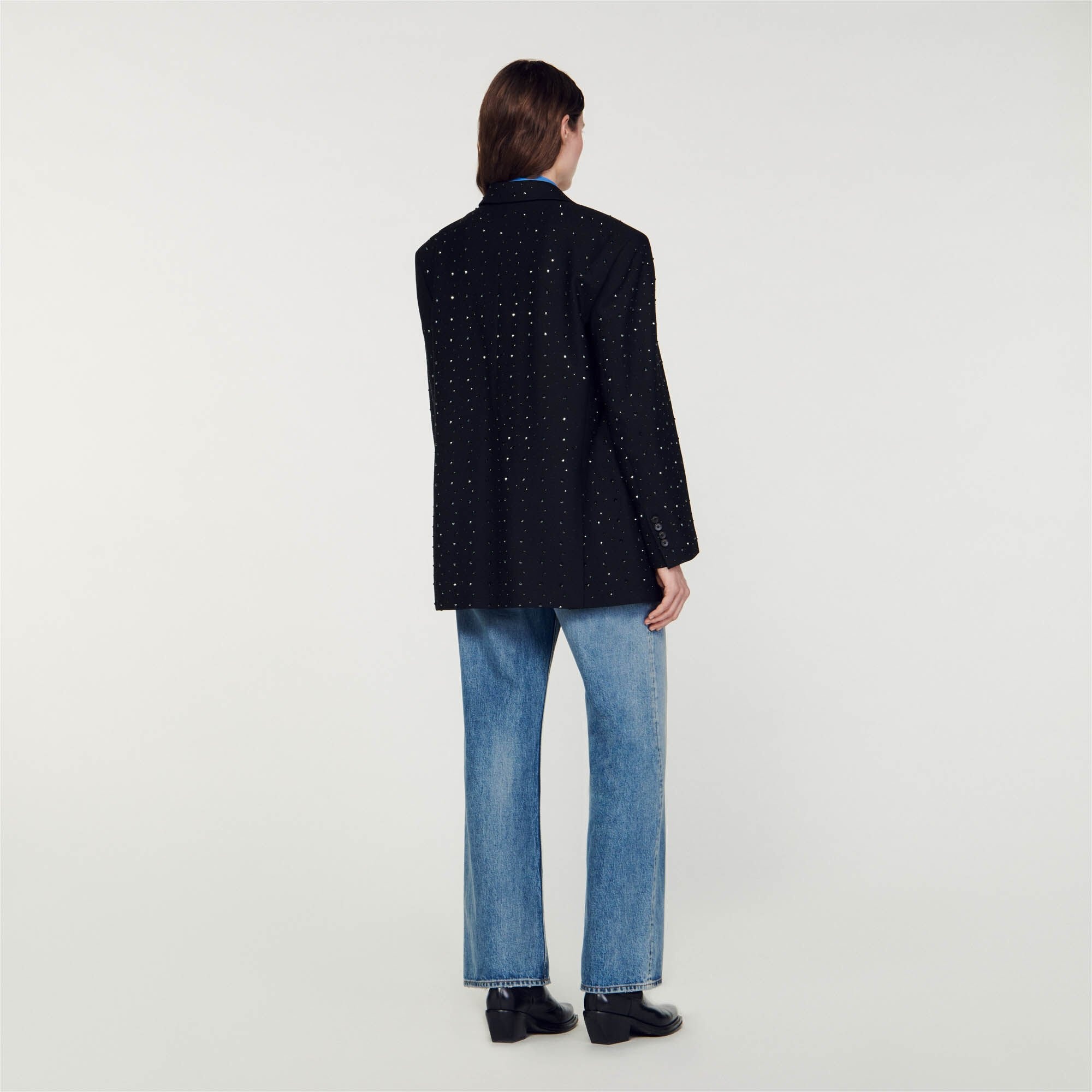 RHINESTONE SUIT JACKET - 6