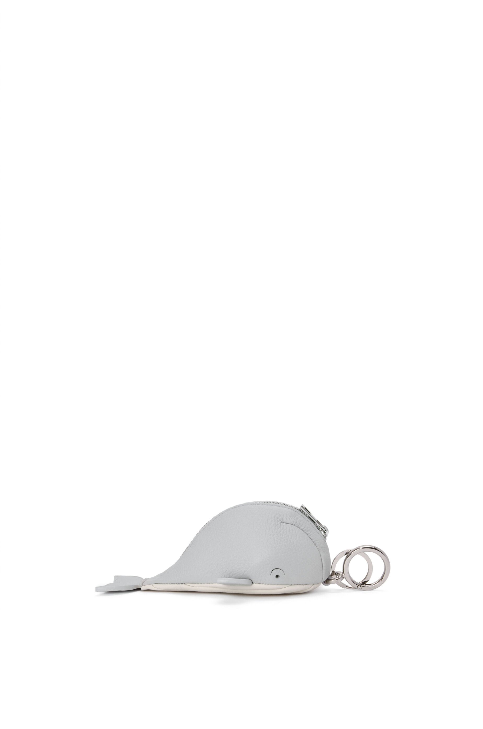Whale coin purse charm in classic calfskin - 1