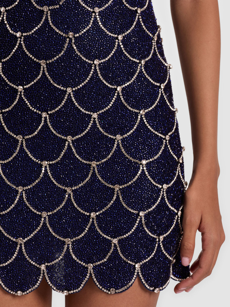 Alice + Olivia NINA EMBELLISHED MINI DRESS outlook