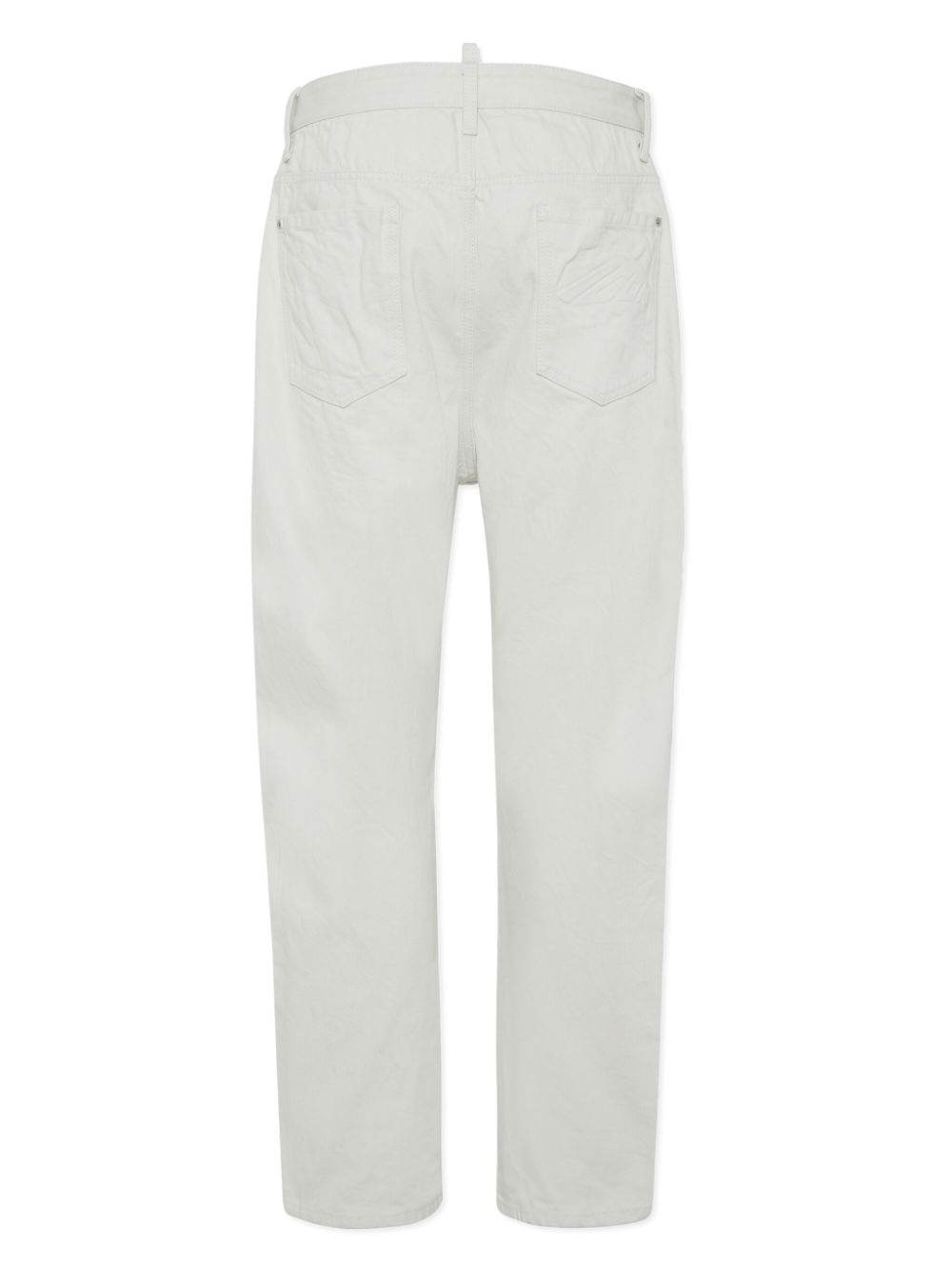 cotton straight jeans - 2