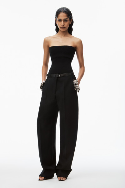 Alexander Wang merino wool ribbed tube top outlook