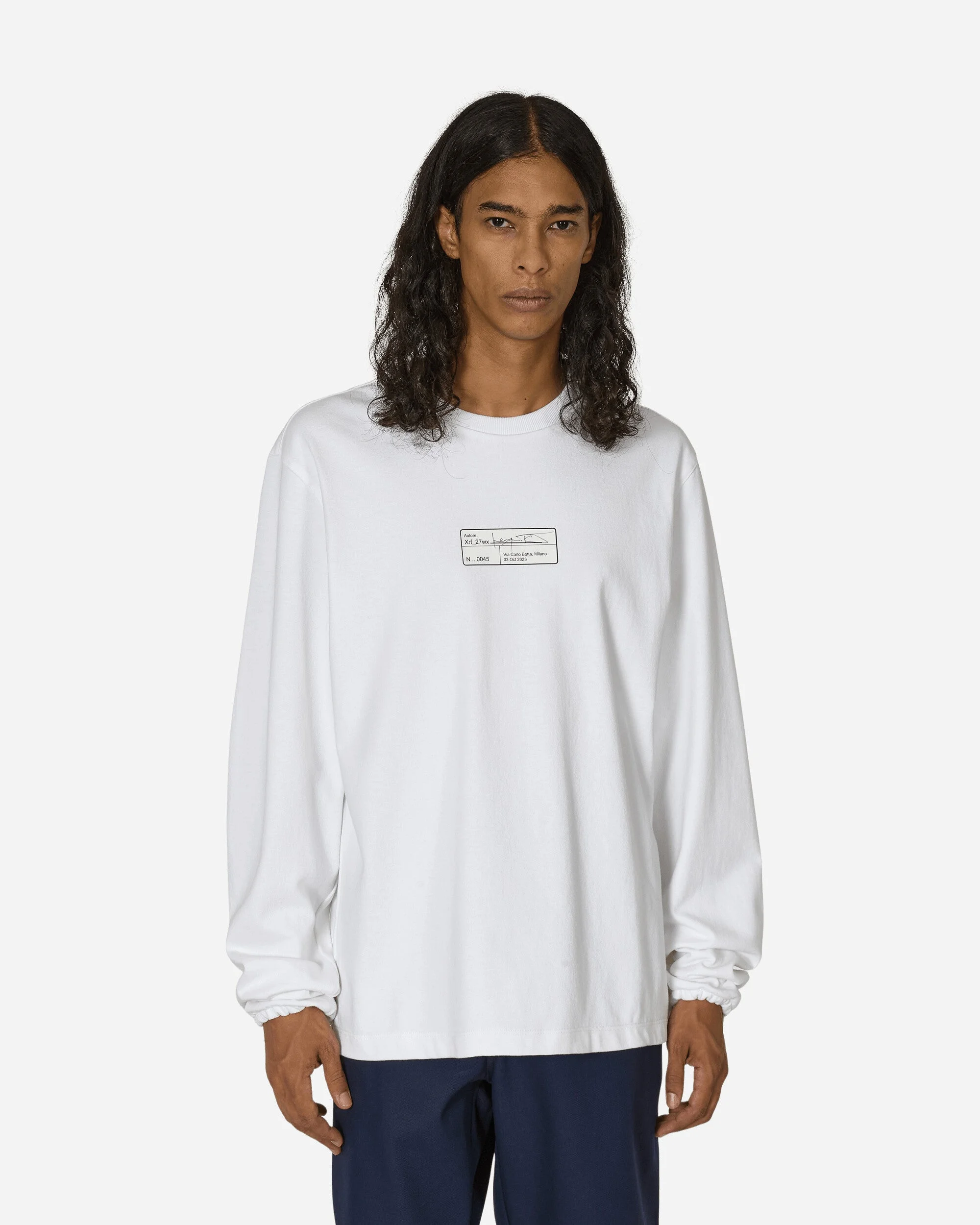 Incognito 8Oz Longsleeve T-Shirt White - 1