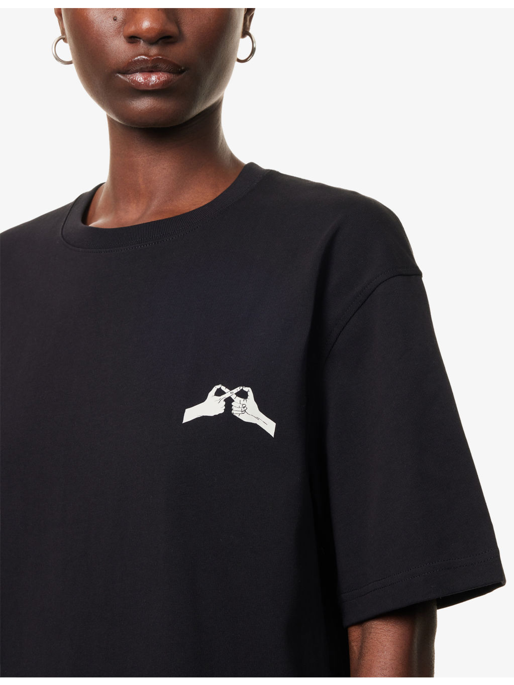 Saflorian Graphic-Print Cotton-Jersey T-shirt - 5