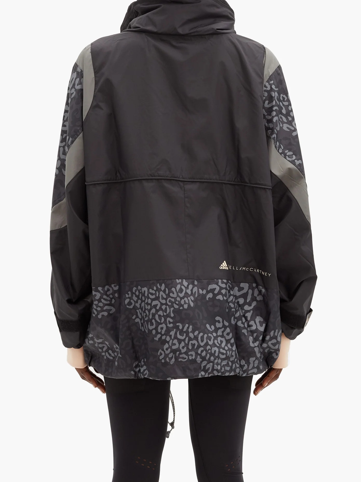 Leopard-print recycled-fibre windbreaker jacket - 5