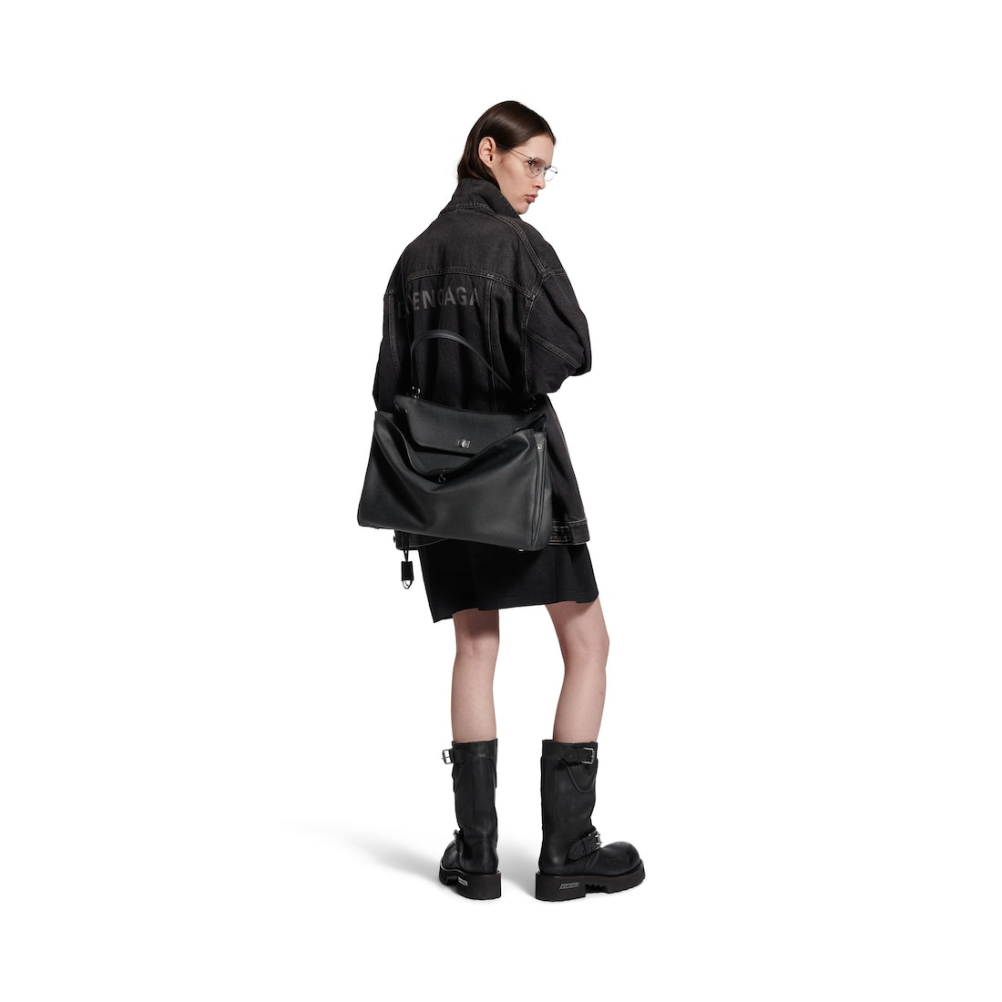 Rodeo Large Handbag  in Black - 8