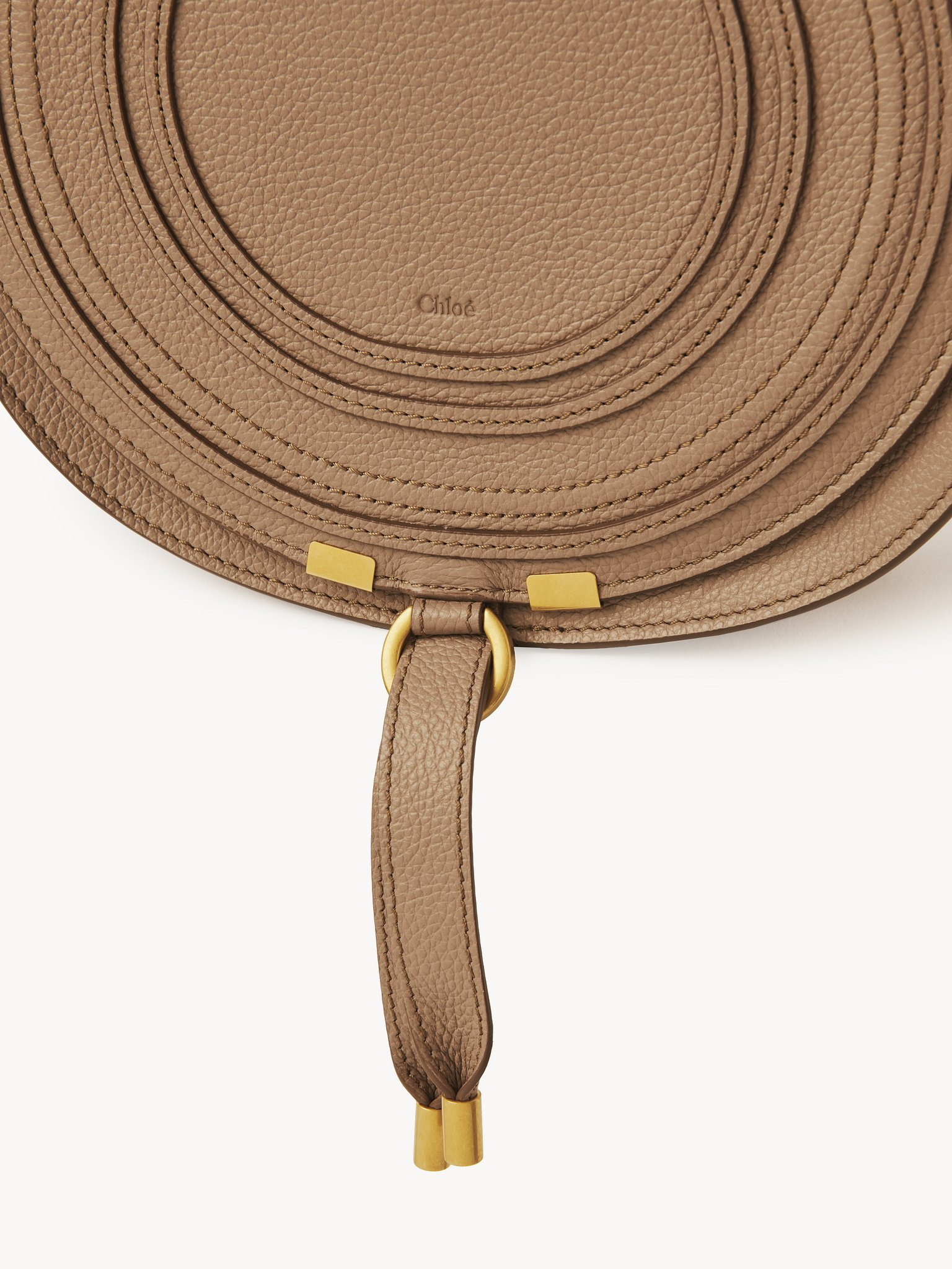 MARCIE SADDLE BAG IN GRAINED LEATHER - 5