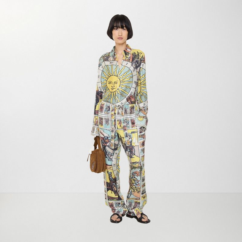 Burberry Tarot Silk Pyjama Trousers outlook