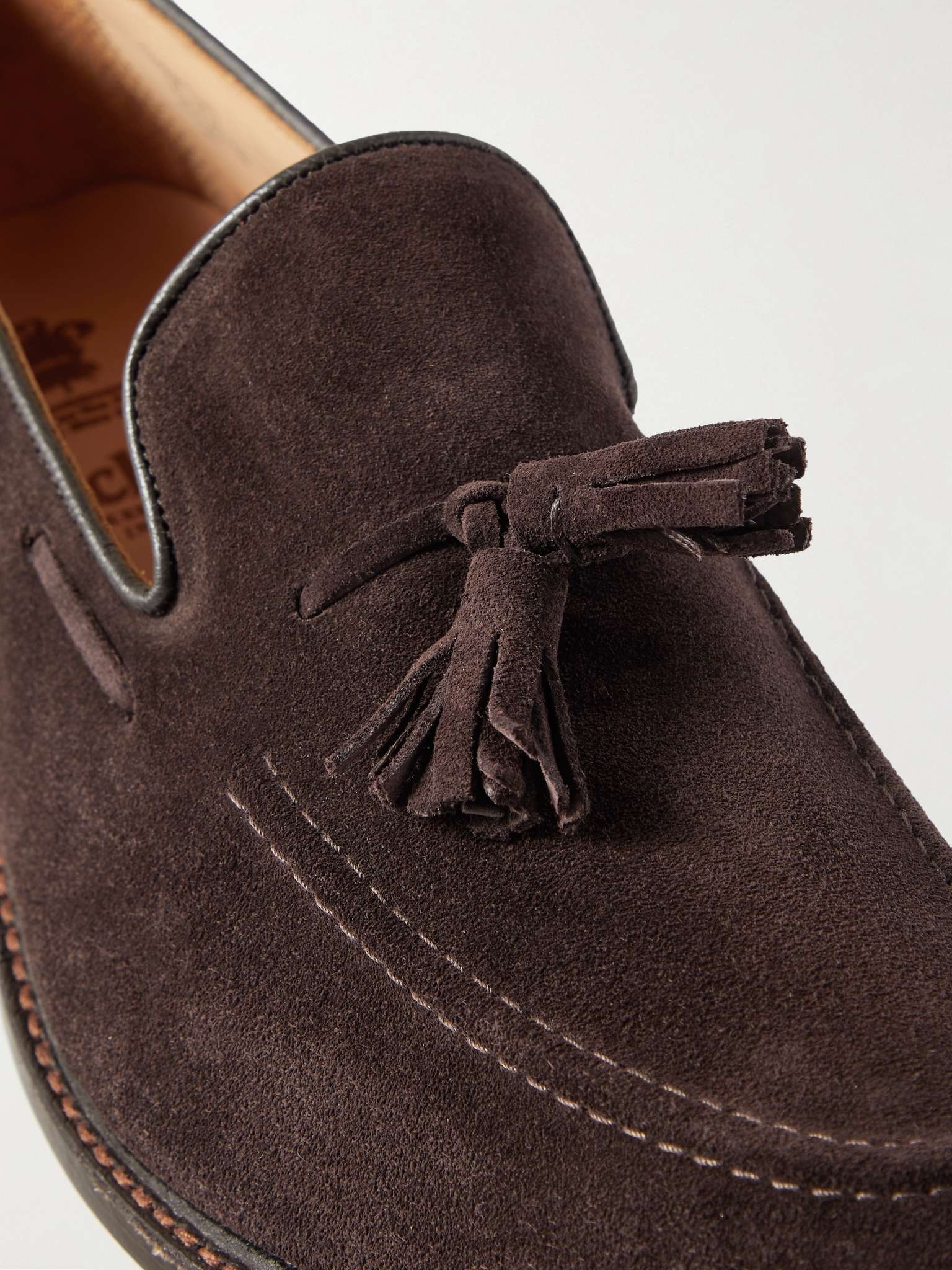 Elton Tasseled Suede Loafers - 5