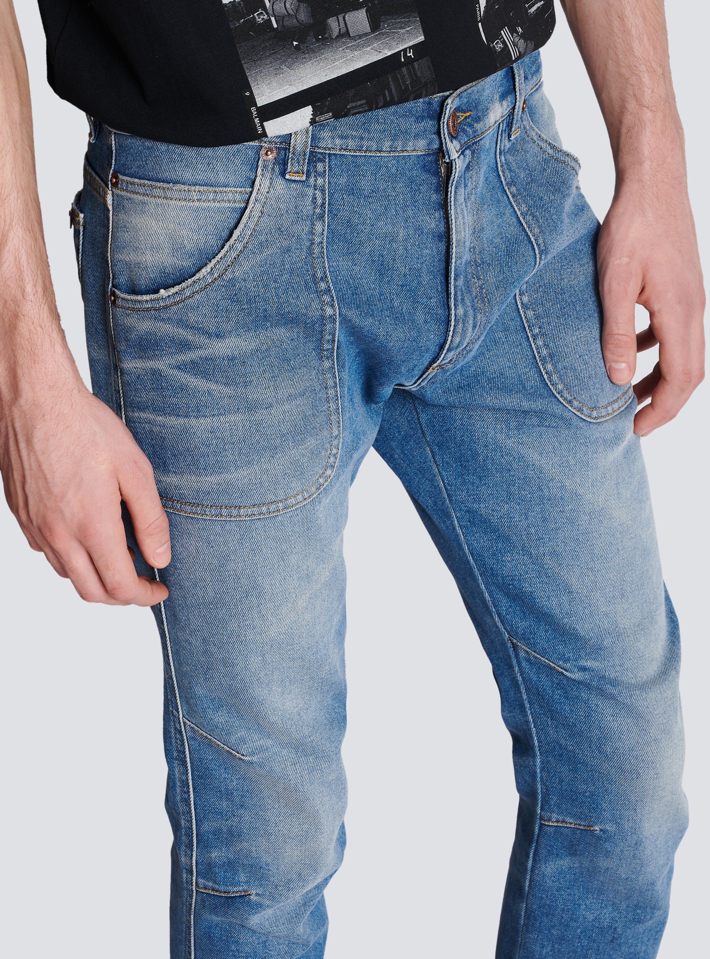 Slim-fit denim jeans - 6