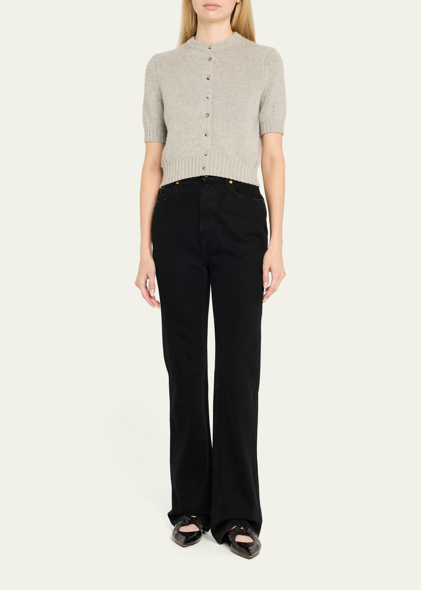 Nora Cashmere Knit Cardigan - 2