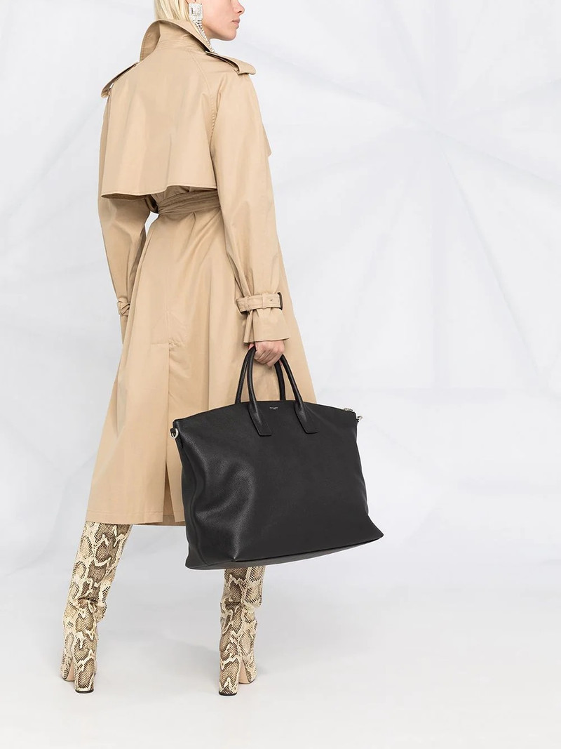 SAINT LAURENT Giant logo-print tote bag outlook