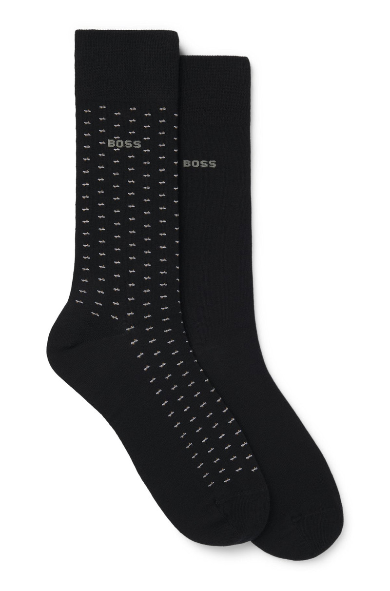 TWO-PACK OF REGULAR-LENGTH COTTON-BLEND SOCKS 1