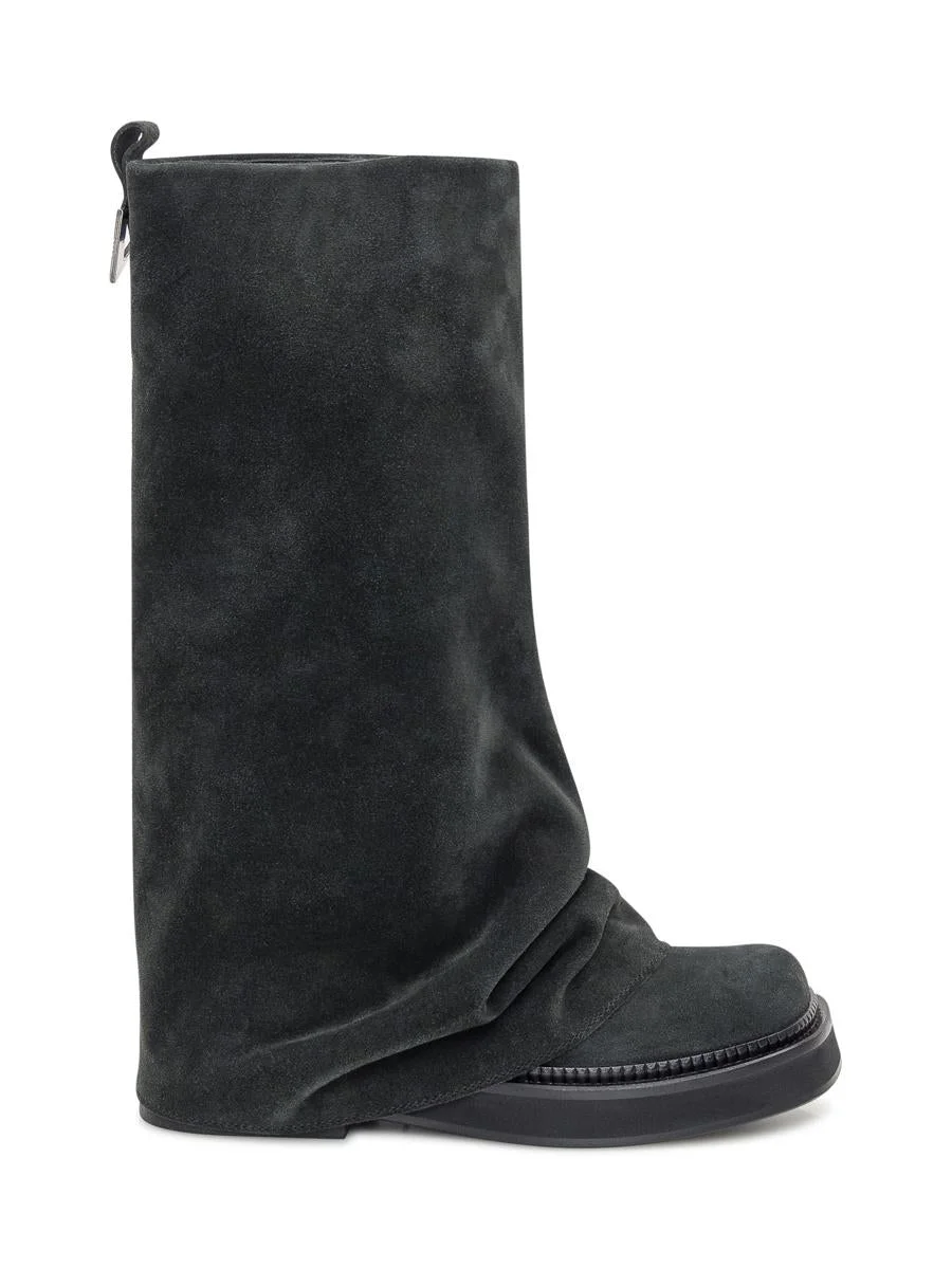 The Attico Black Suede Boot The Attico - 1