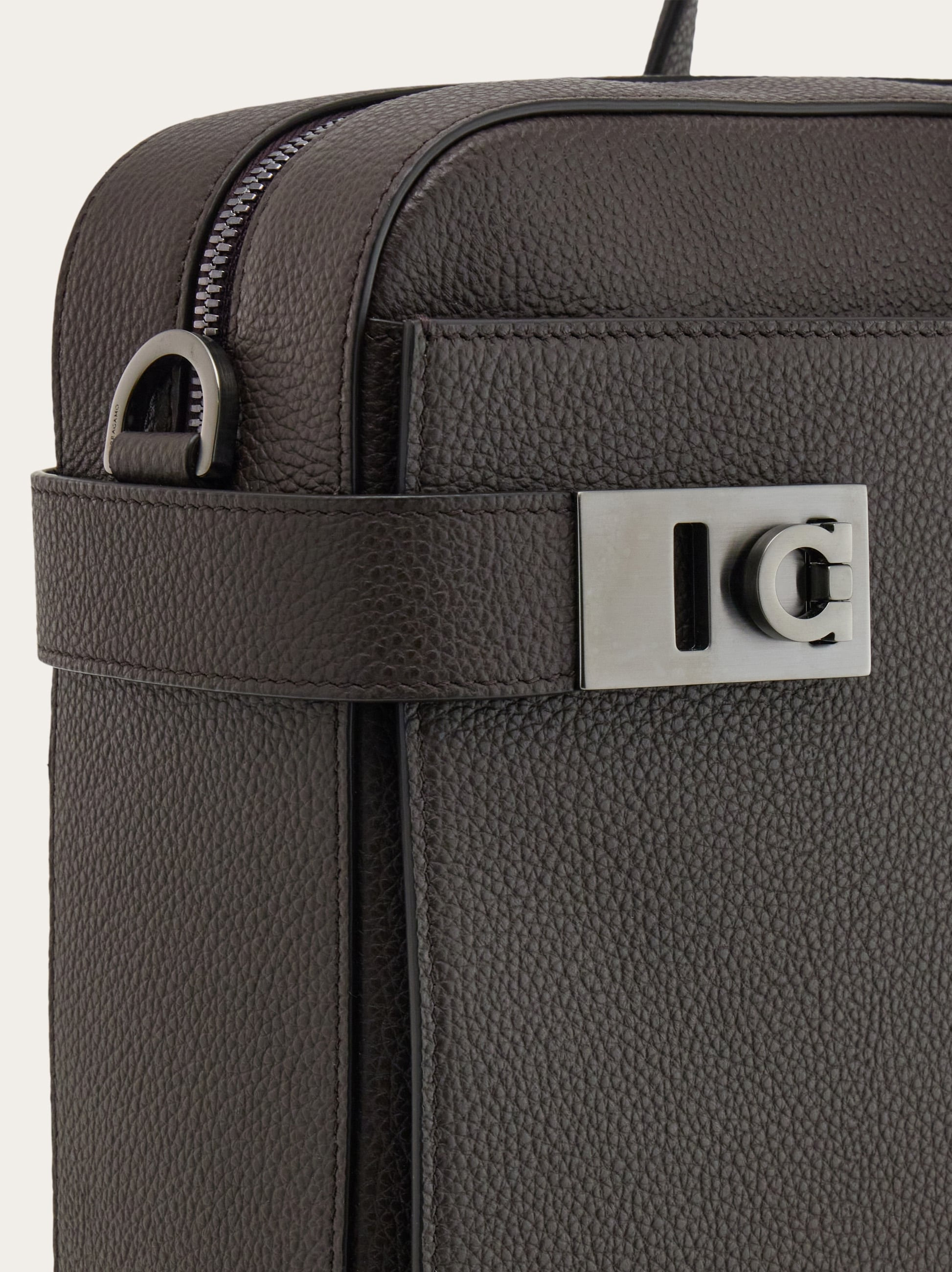 Briefcase with Gancini buckles (M) - 7