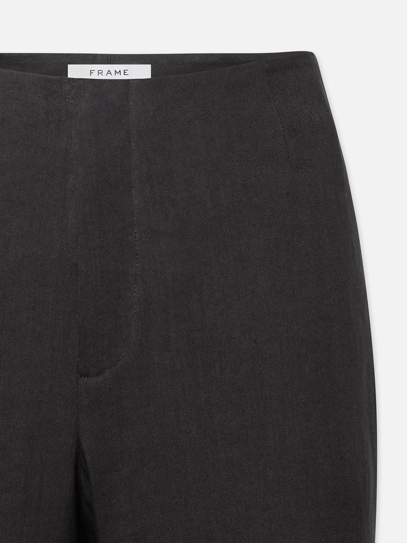 High Rise Wide Leg Trouser in Black 2
