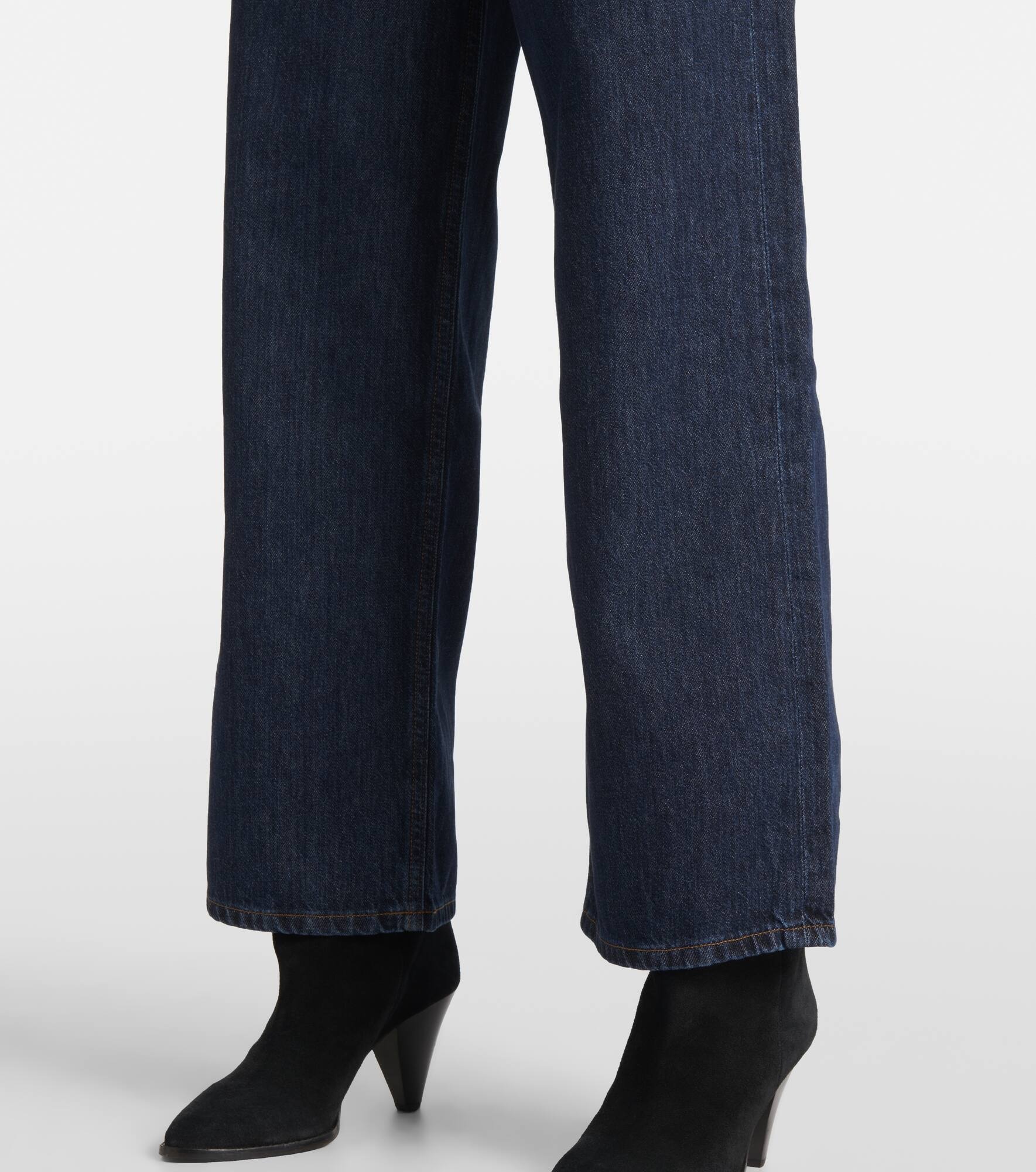 Ren high-rise wide-leg jeans - 5