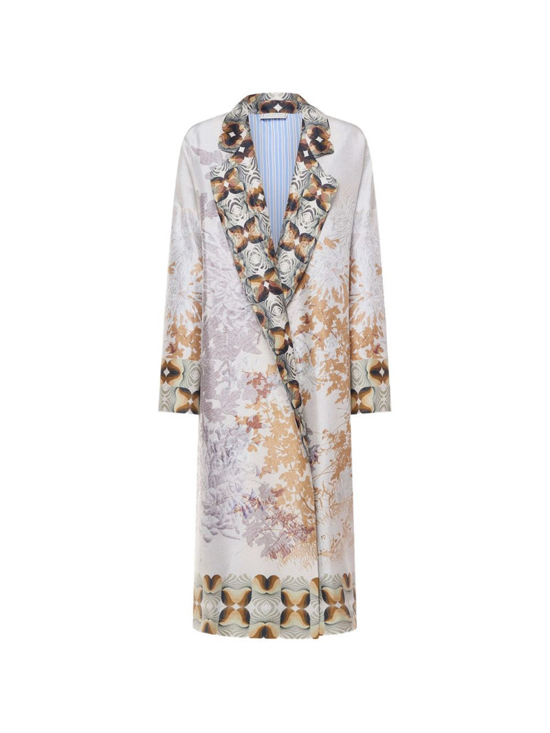Entho botanicals graphic silk coat 1